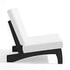 preview thumbnail 81 of 136, Outdoor Teak Wood Waterproof Armless Chair Loveseat with Cushions