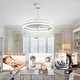 preview thumbnail 66 of 118, 20"/24"/72" Oaks Aura Cotti Low Profile Dimmable Smart Ceiling Fan with Lights 6-Speed Flush Mount Modern Remote