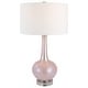 preview thumbnail 1 of 5, Uttermost Rosa Pink Glass Table Lamp - 16"x29"x16"
