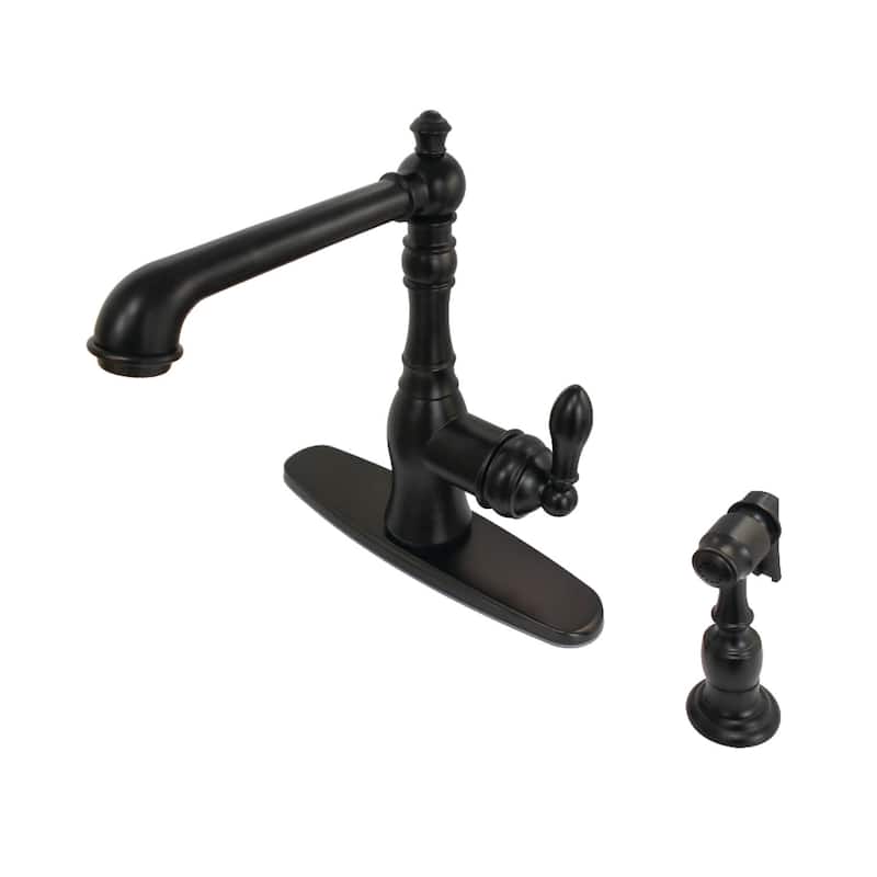 Kingston Brass American Classic 1.8 GPM Standard Kitchen Faucet - - Oil Rubbed Bronze