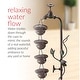 preview thumbnail 4 of 9, 36-inch 6 Hanging Cup Tier Layered Floor Fountain