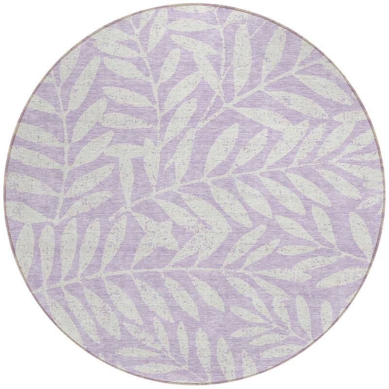 HomeRoots Floral Transitional Rectangle Outdoor Rug