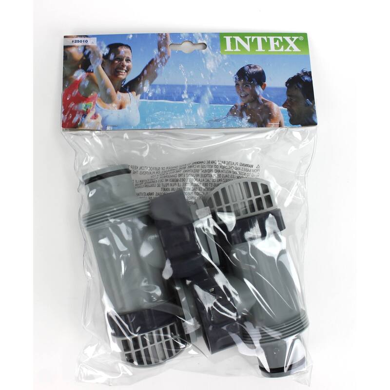 Intex Above Ground Plunger Valves with Gaskets & Nuts Replacement Part (12 Pack)