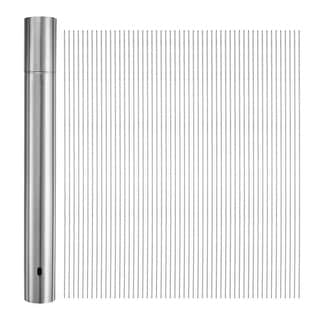 100 Spiedini In Metallo Per Kebob - Acciaio Inox 30cm - Riutilizzabili Per BBQ E Grigliate - Foto 2