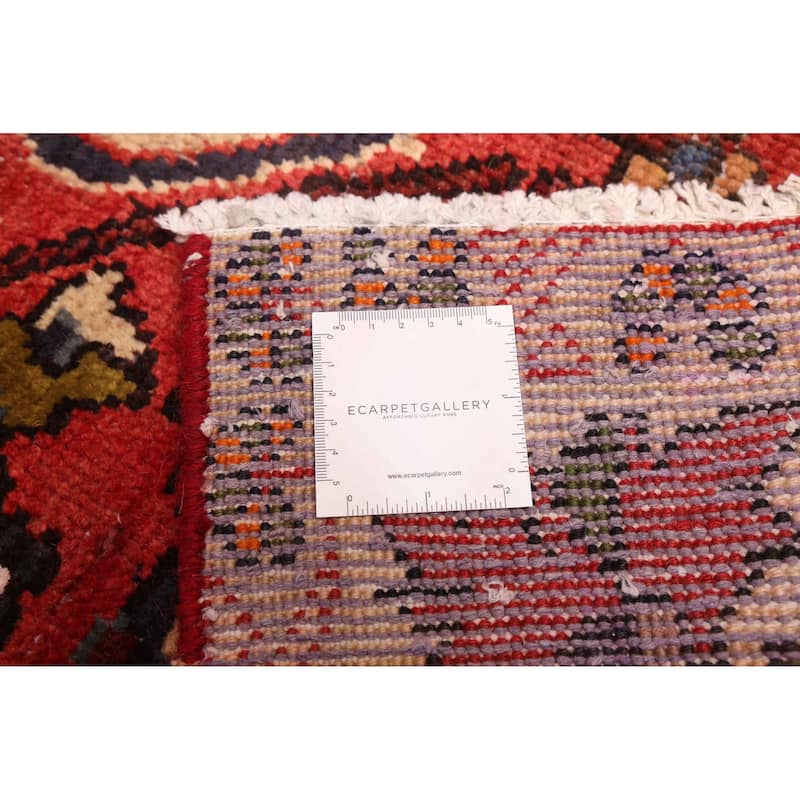 ECARPETGALLERY Hand-knotted Andelz Red Wool Rug - 4'9 x 6'9