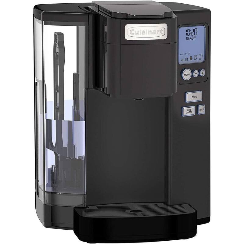 Cuisinart Single Serve Coffee Maker, 72oz, Programmable, Steel - Black