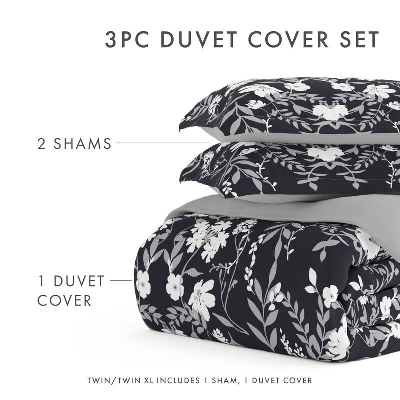 Becky Cameron Secret Garden 3 Piece Reversible Duvet Cover Set