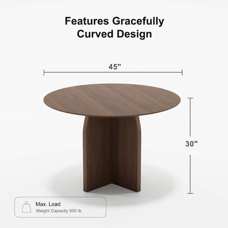 Solid Wood Round Dining Table for 4-8 People Nordic style
