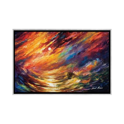 iCanvas "Storm That Never Ends" by Leonid Afremov Framed