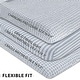 preview thumbnail 19 of 35, Ely's & Co. Baby Waterproof Changing Pad Cover Sheet Set - 2 Pack - 34" x 17"
