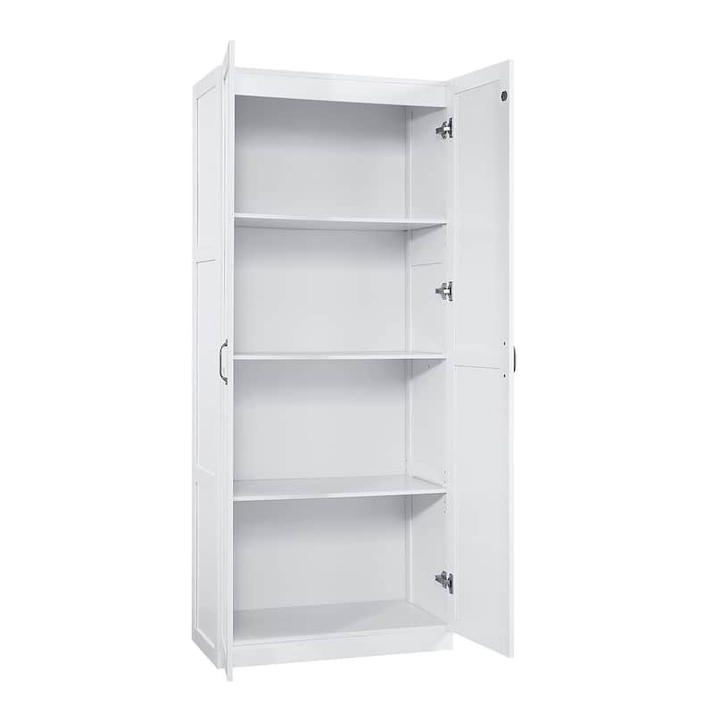 Manhattan Comfort Hopkins Modern Storage Closet 3.0 in Black