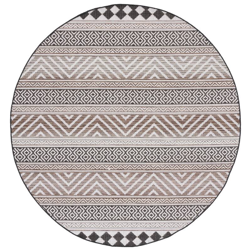 SAFAVIEH Havana Malhildur Geometric Indoor/ Outdoor Waterproof Rug