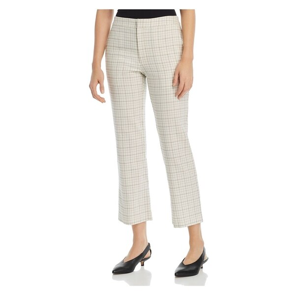 womens white straight leg pants