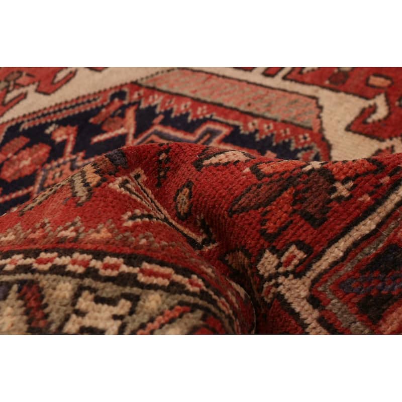 ECARPETGALLERY Hand-knotted Konya Anatolian Red Wool Rug - 3' 6" x 14' 3"