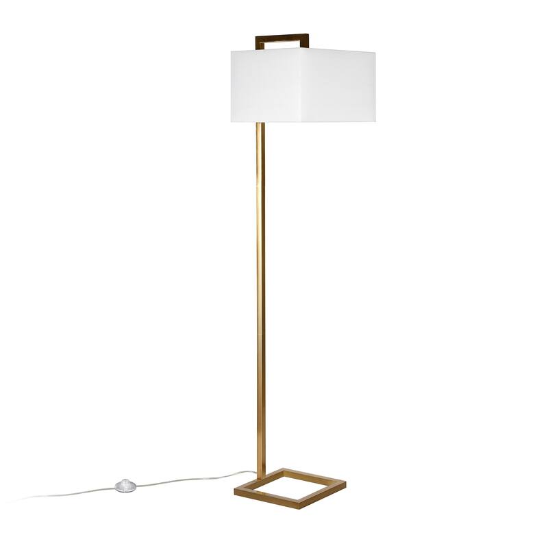 Grayson 68" Tall Floor Lamp with Fabric Shade