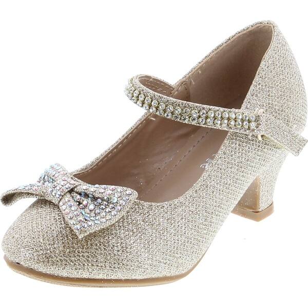 Link Justice 05 Girls Peagent Ball Party Wedding Medium Height Dress Heels On Sale Overstock