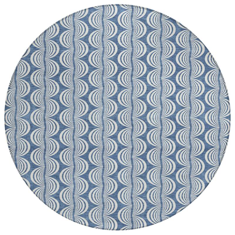 HomeRoots Ogee Transitional Rectangle Outdoor Rug
