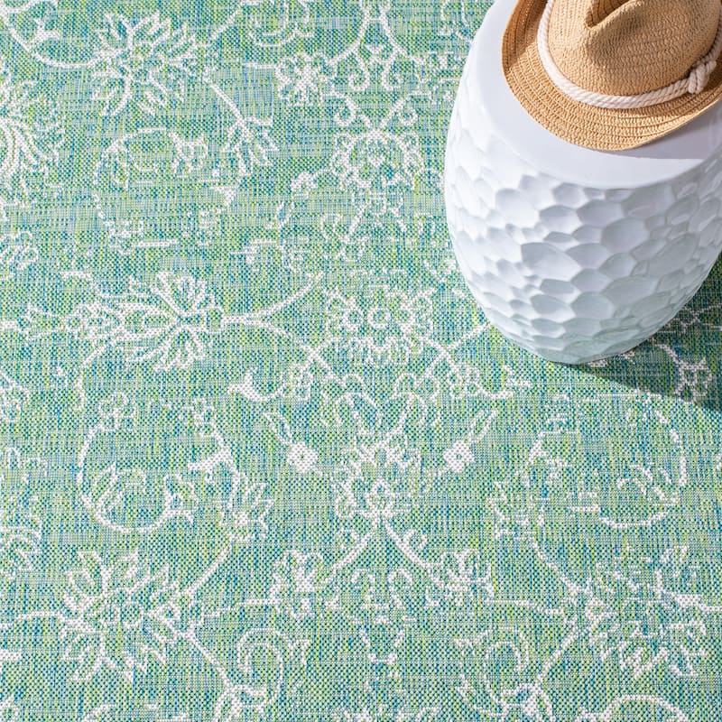 SAFAVIEH Courtyard Aquata Indoor/ Outdoor Waterproof Patio Backyard Rug
