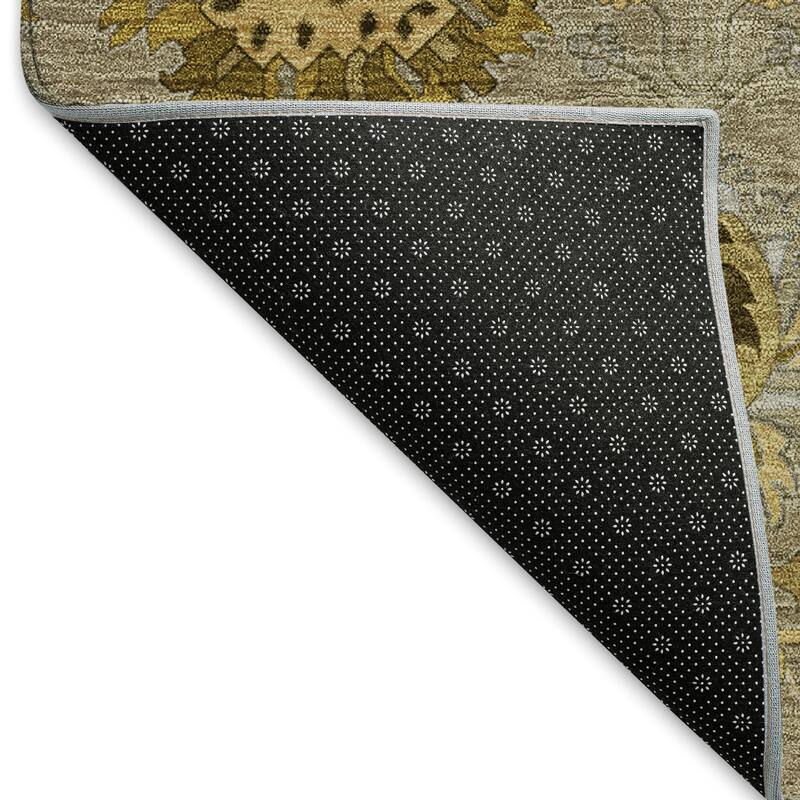 Machine Washable Indoor/ Outdoor Vintage Traditional Chantille Rug
