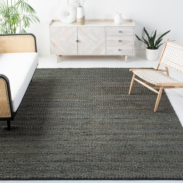 slide 2 of 87, SAFAVIEH Handmade Natural Fiber Haven Jute Rug 11' x 15' - Charcoal