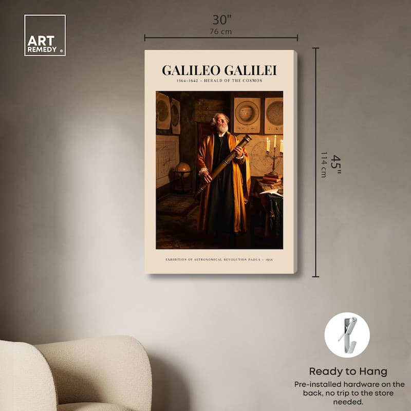 Herald of the Cosmos Art Canvas by Art Remedy, Gallery Wrapped