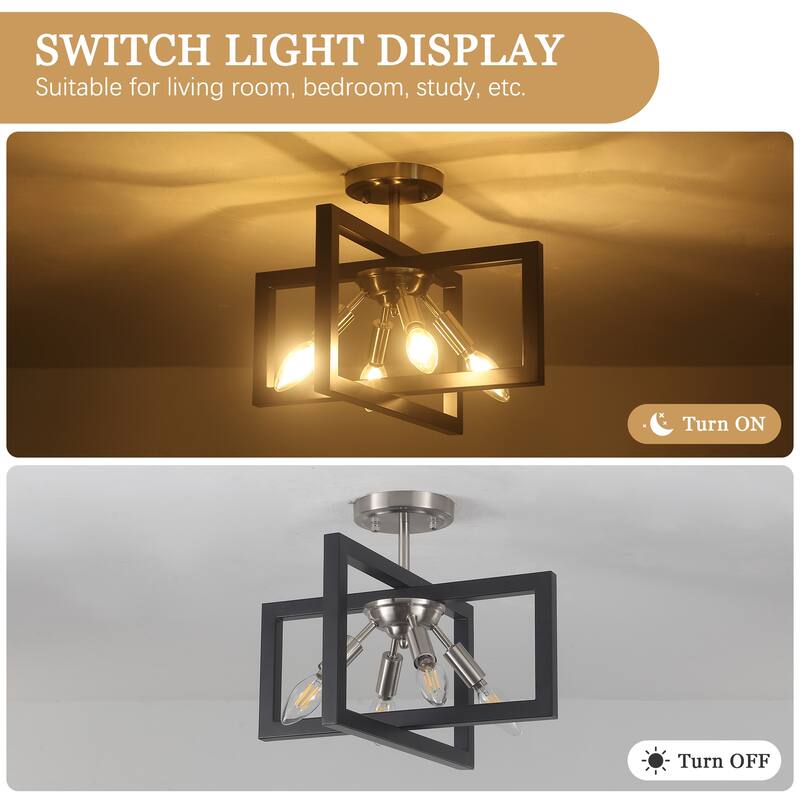 57.09-inch 56-light modern and stylish linear metal chandelier with crystal lampshades
