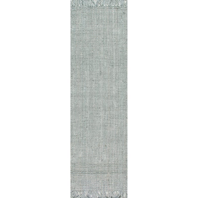 Nuloom Delilah Solid Chunky Jute Tassel Area Rug