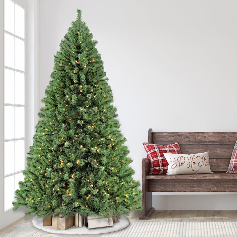Puleo International Pre-Lit 6.5' Northern Fir Artificial Christmas Tree
