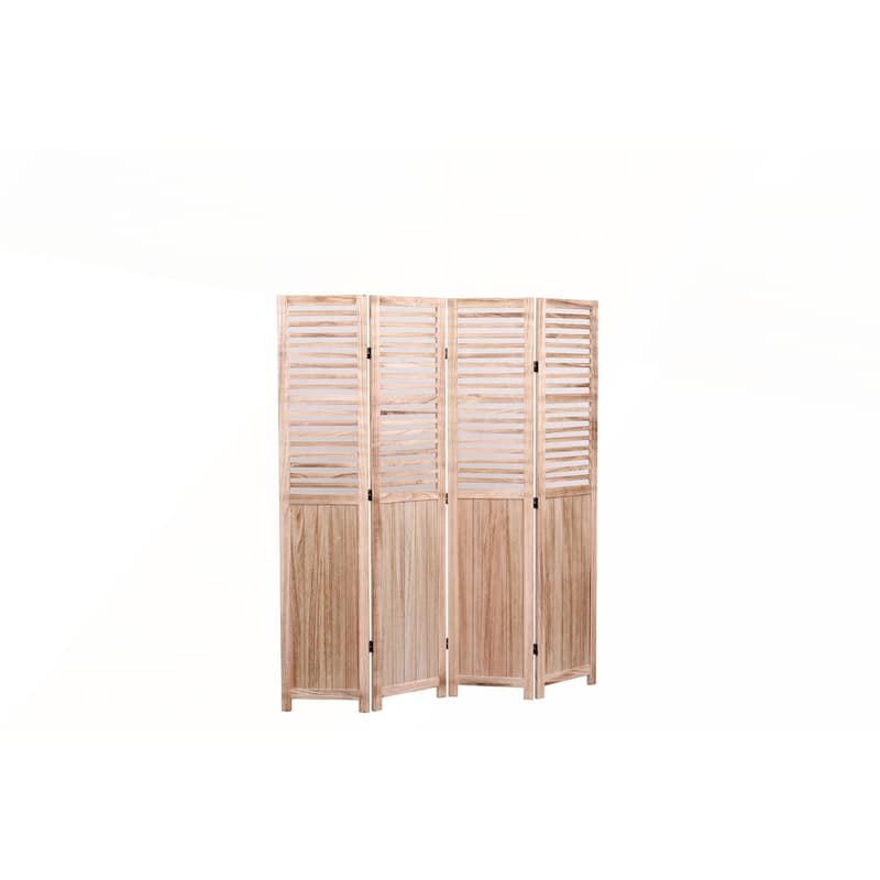Solid Wood Folding Room Divider