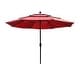 preview thumbnail 20 of 58, 10ft Patio Market Umbrella with Double Airvent Red Orange