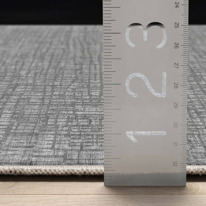 Well Woven Abstract Nightscape Geometric Flat-Weave Area Rug