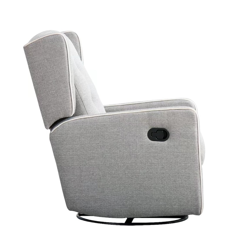 Swivel Rocker Recliner Chair, Nursery Glider Chair, Nursery Rocking Chairs, Manual Reclining Chair