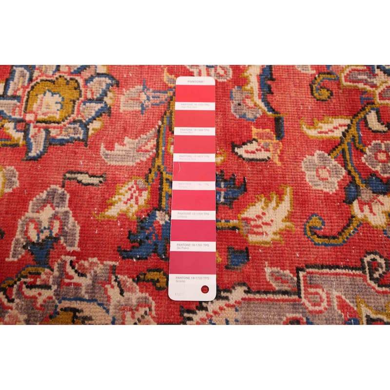 ECARPETGALLERY Hand-knotted Antalya Vintage Red Wool Rug - 9'3 x 13'0