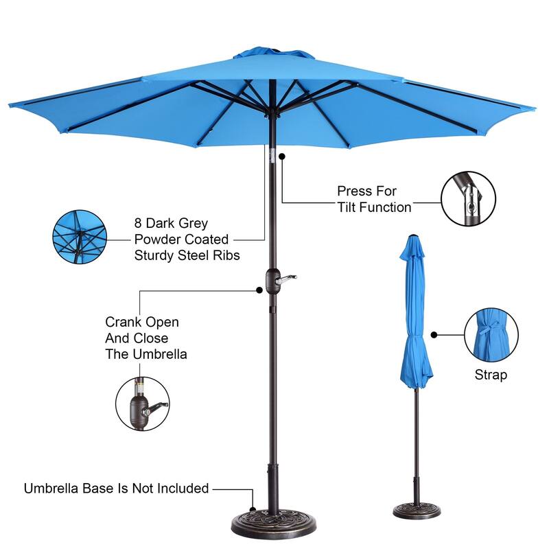 North Bend 9-foot Patio Umbrella by Havenside Home