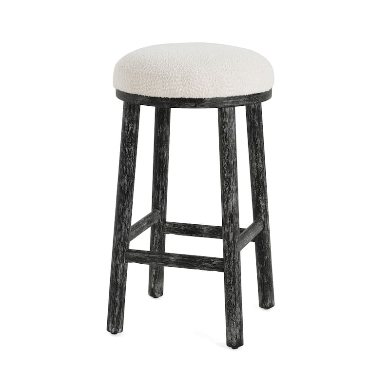 Christopher Knight Home - Riven Natural Rubberwood 27.36" Bar Stool Set