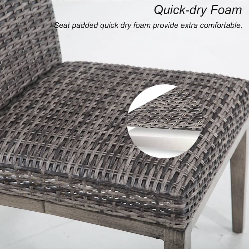 Outdoor Square 9-Piece Dining Set