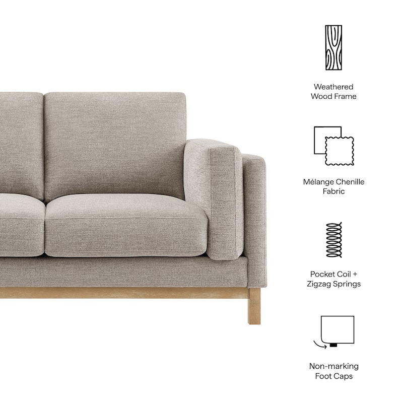 Roscoe 63 inch Upholstered Loveseat