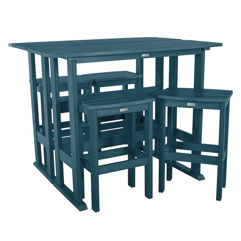Lehigh 6-Piece Outdoor Balcony Set - Bar-height