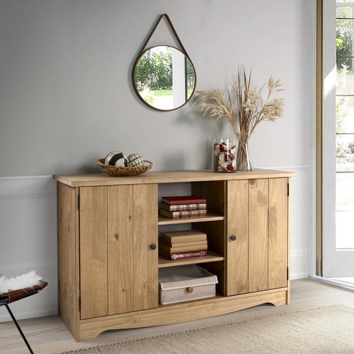 Wood Buffet Sideboard Corona Gray | Furniture Dash