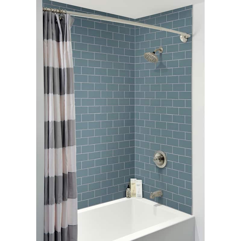 Ackland AKM-G-3X6TL-CA 6" x 12" Glass Solid Wall Tile - Glossy Visual - Kurova