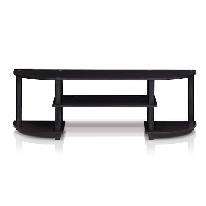 Porch & Den St. Marks Wide TV Entertainment Center - Dark Walnut