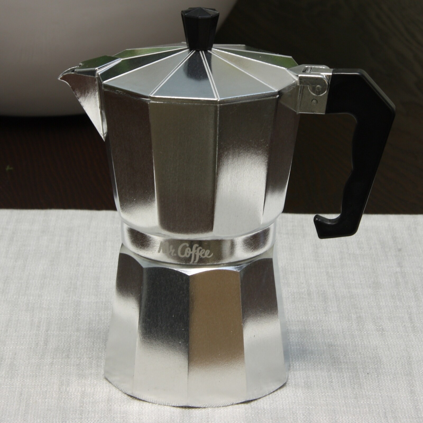 3-PC Mr Coffee Brixia Aluminum Stove Top Espresso Maker in 2023