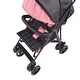 preview thumbnail 70 of 69, Carbon Steel Lightweight Stroller with Canopy, Recline and Foldable Frame - 30.71” L x 19.69” W x 40.94” H
