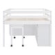 preview thumbnail 20 of 22, Kid-Friendly Design Full Size Loft Bed with Desk and Drawers