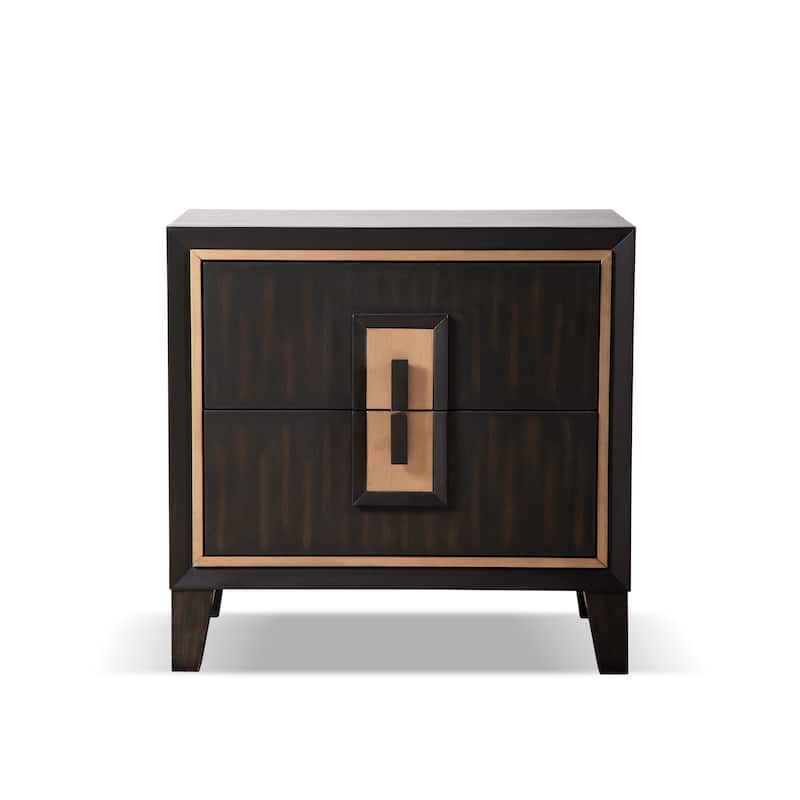 Furniture of America Nyx Modern Espresso 3-Piece Solid Wood Panel Bedroom Set
