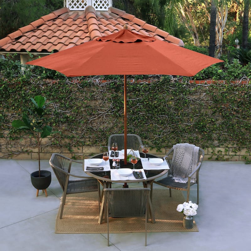 artistic cantilever patio umbrellas Westin Outdoor 10 Gray/White Striped Cantilever Patio Umbrella, UV & Weather Resistant, Size: 10'