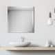 Frameless Beveled Prism Wall Mirror, Bathroom, Vanity, Bedroom Mirror, 1"-Beveled Edge - Clear