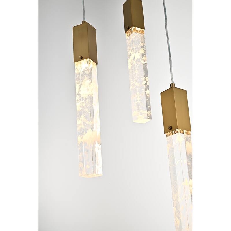 Elegant Lighting 2088G42 Aurora 42" Wide Crystal Chandelier