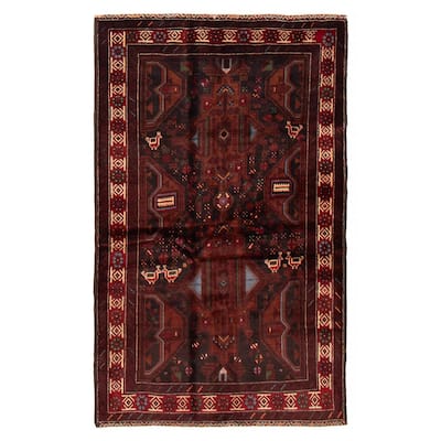 Teimani Black Rug 4'0" x 6'7" - 4'0 x 6'7