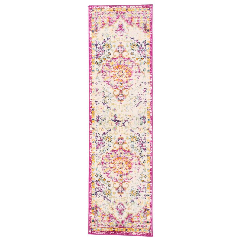 The Curated Nomad Sunset Traditional Vintage Bohemian Rug